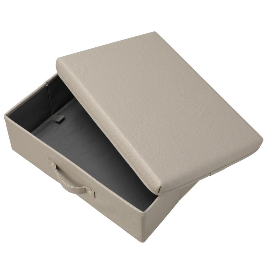 ニトリ（NITORI） 収納BOX(ハーフサイズ グレーNT-336) デコホーム