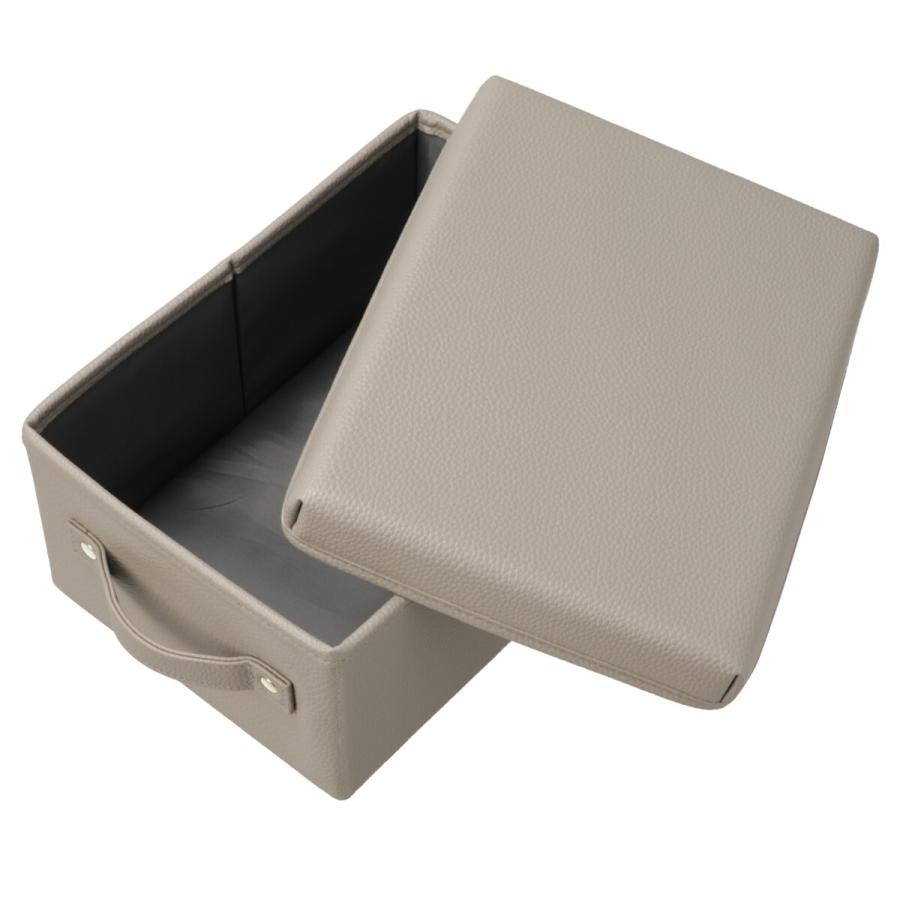 ニトリ（NITORI） 収納BOX(クォーターサイズ グレーNT-338) デコホーム