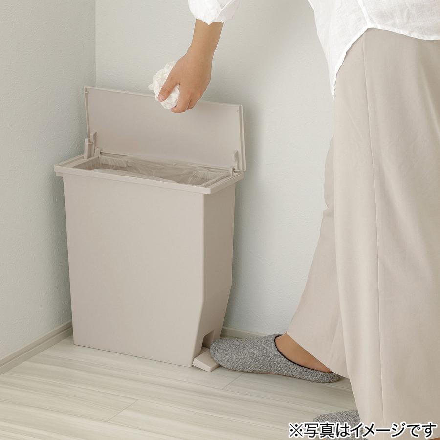 ニトリ（NITORI） 棚下ペダルペール スリム 13L(グレー) デコホーム