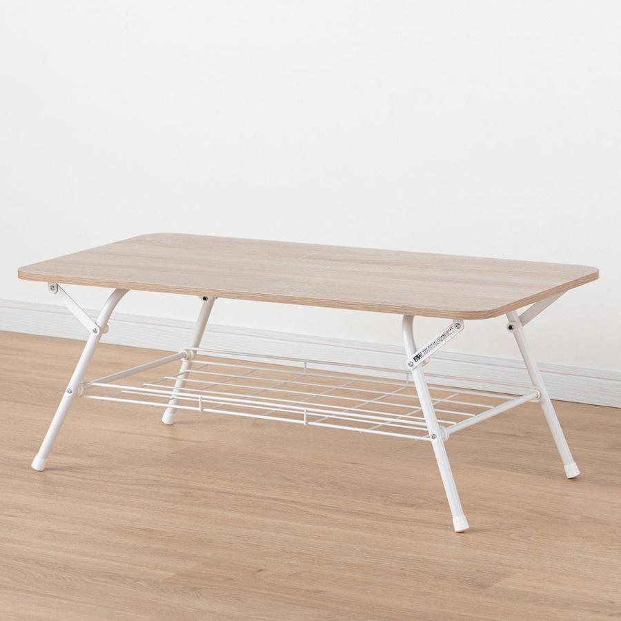 ニトリ 折りたたみテーブル(テルフィ 8040 NA) デコホーム