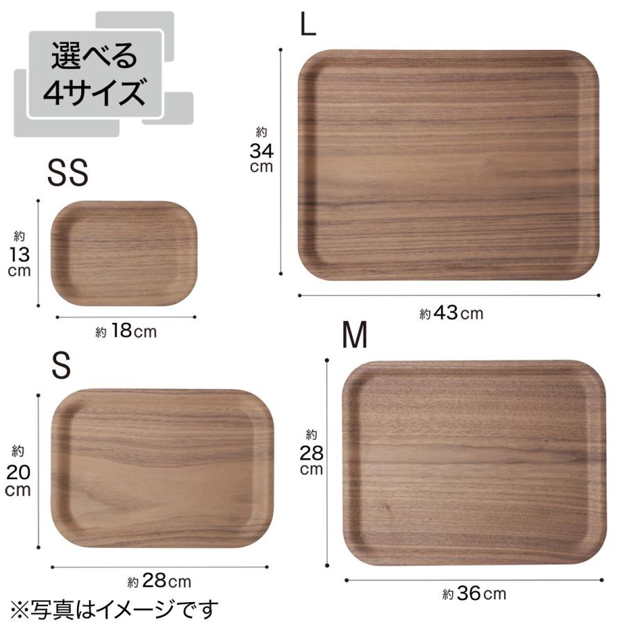 すべりにくい木製トレー S(BR GF28) デコホーム ニトリ : ニトリ