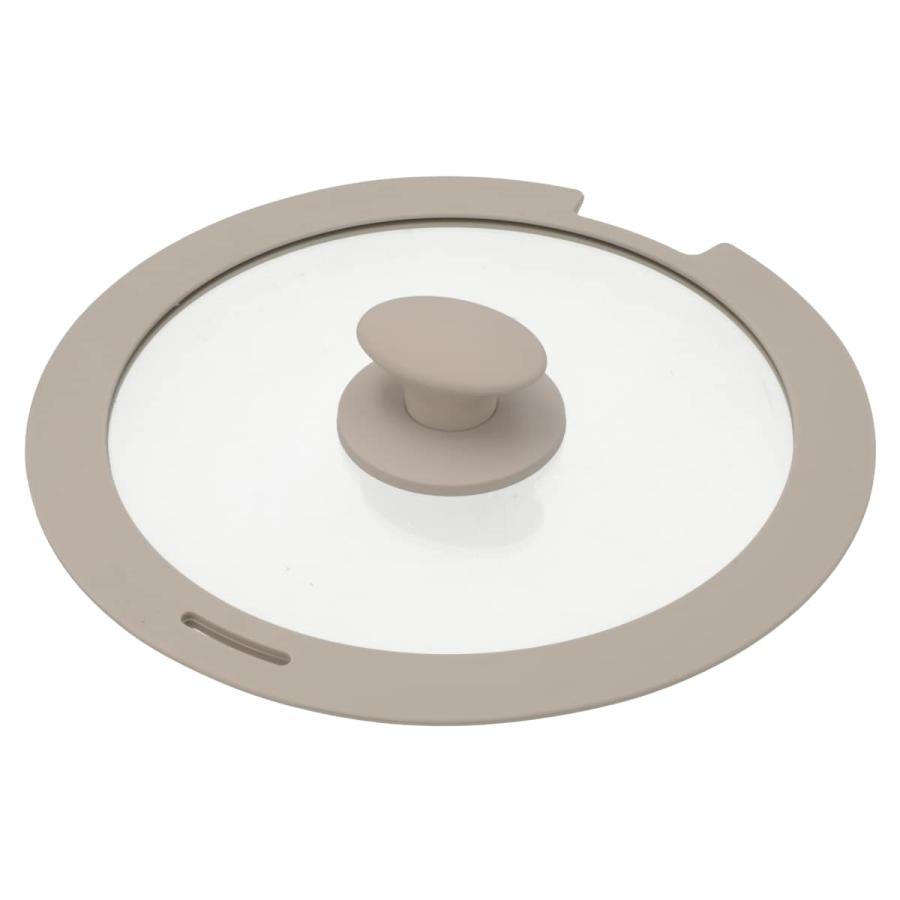 ニトリ（NITORI） TORERUシリーズ専用 シリコーンふち ガラス蓋 24cm