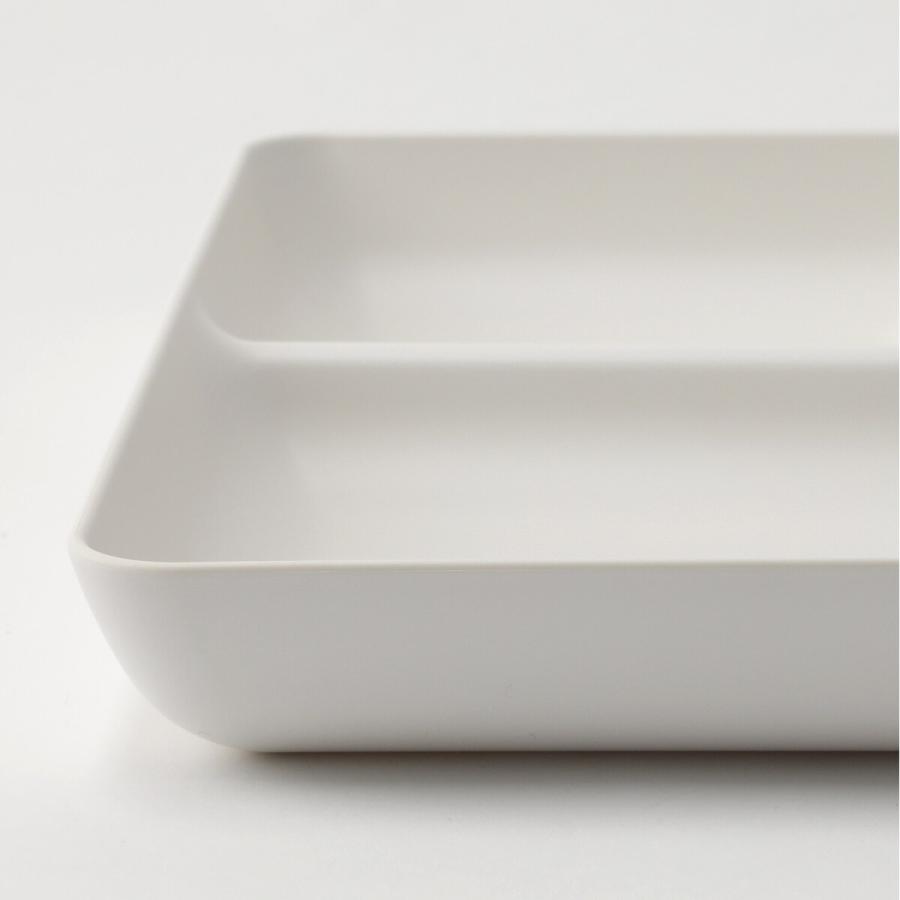 ニトリ（NITORI） 撥水 角ランチプレート 大(ハンツヤWH) デコホーム