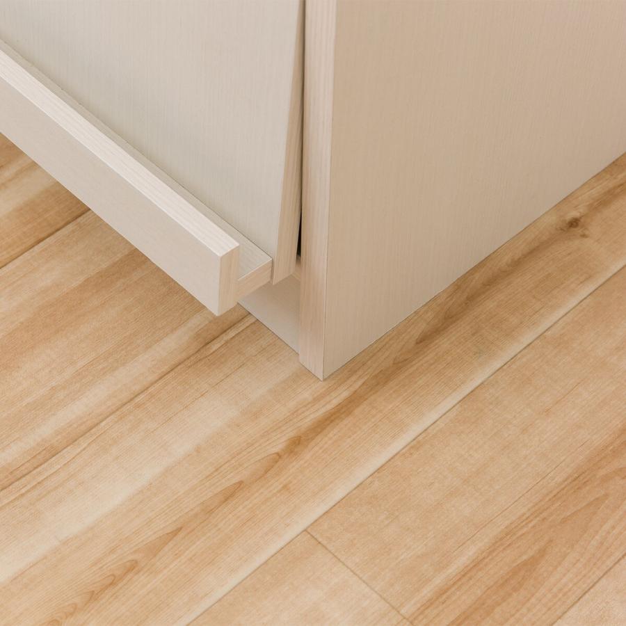 ニトリ（NITORI） フラップ扉 本棚(ビブリオGD80 WW) 書棚 ラック