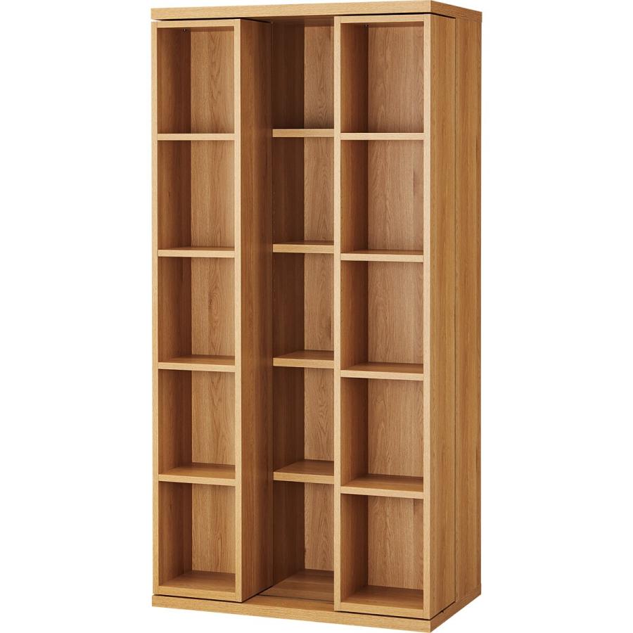 ニトリ Wスライド本棚(L BS004 LBR) : ニトリ Yahoo!店 - 通販 - Yahoo