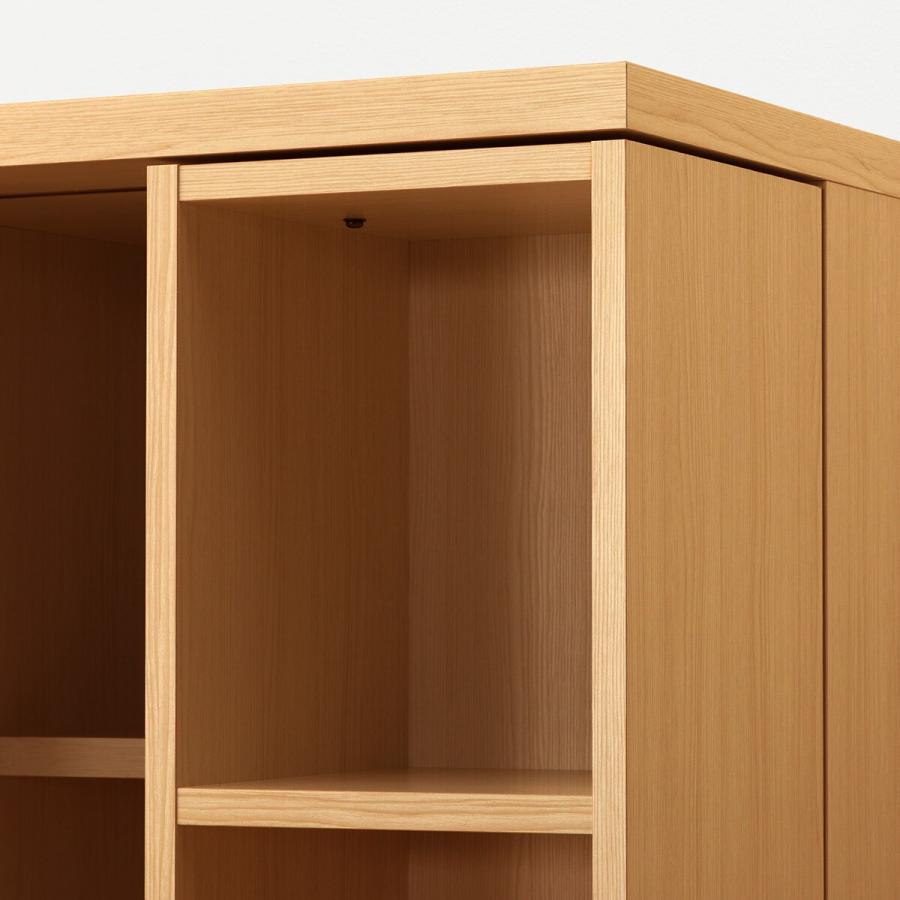 ニトリ Wスライド本棚(L BS004 LBR) : ニトリ Yahoo!店 - 通販 - Yahoo