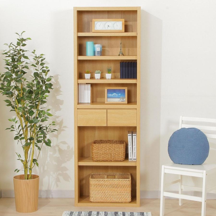 ニトリ 本棚(カゼラ60 LBR) 引き出し付き 書棚 ラック シェルフ ニトリ 本棚(カゼラ60 LBR) 引き出し付き 書棚 ラック シェルフ