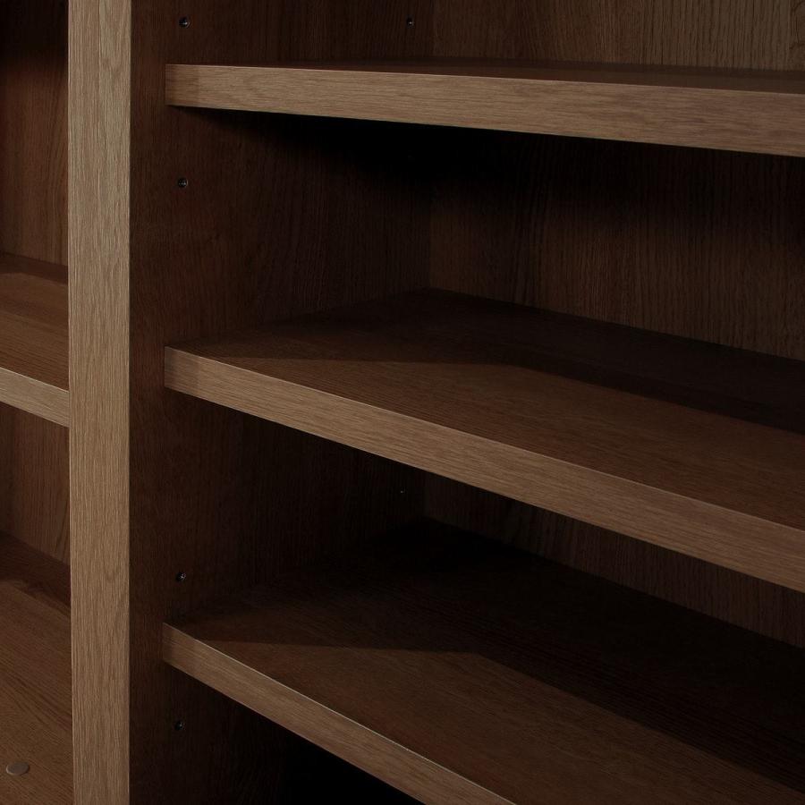 ニトリ（NITORI） オープン本棚(カゼラ60 DBR) 書棚 ラック シェルフ