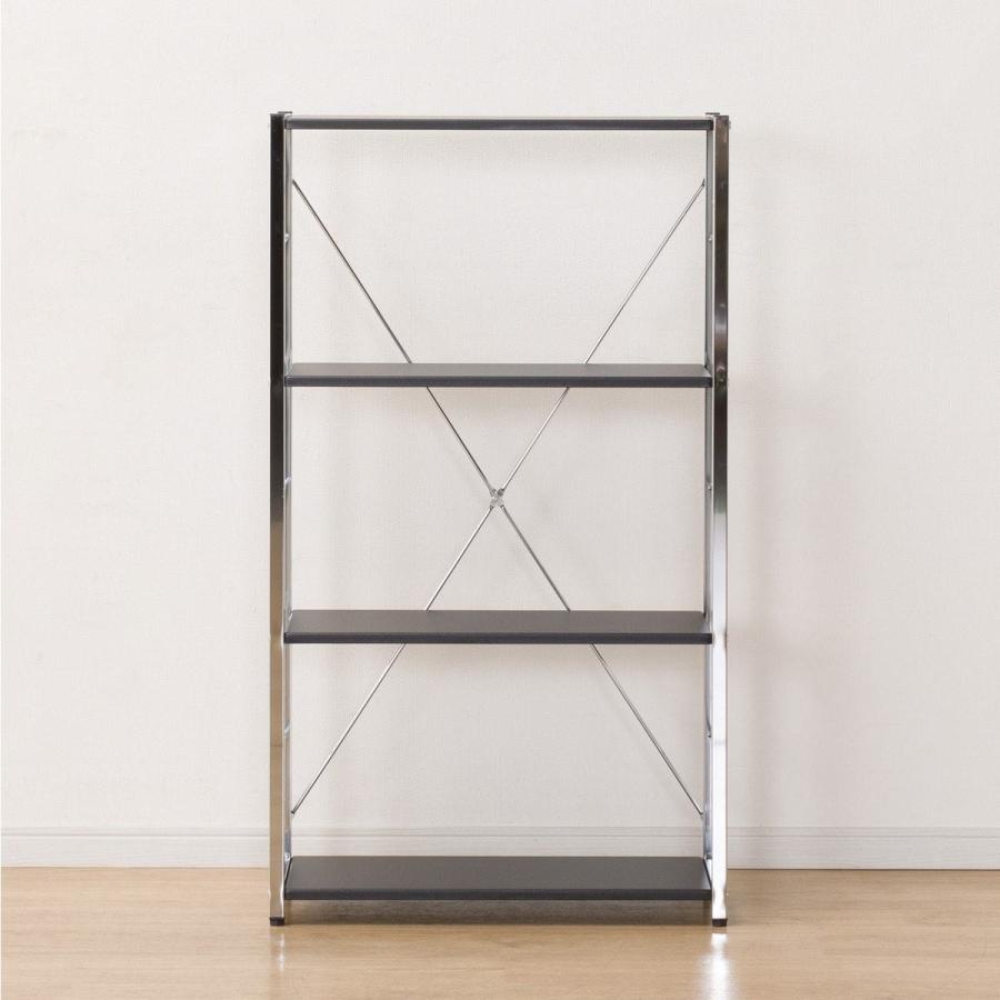 ニトリ（NITORI） ブックシェルフ(N トリシア 60 BK) 書棚 本棚 ラック