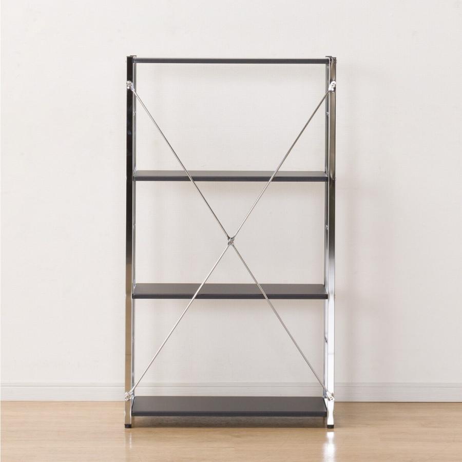 ニトリ（NITORI） ブックシェルフ(N トリシア 60 BK) 書棚 本棚 ラック