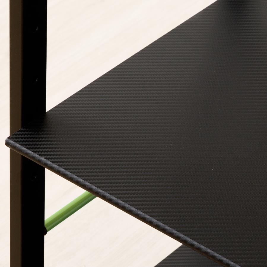 ニトリ（NITORI） ゲーミングシェルフ(GM005 60 BK/GR) スチールラック