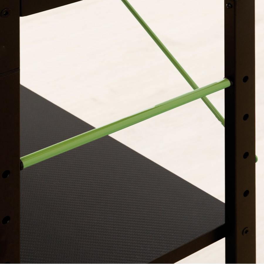 ニトリ（NITORI） ゲーミングシェルフ(GM005 60 BK/GR) スチールラック