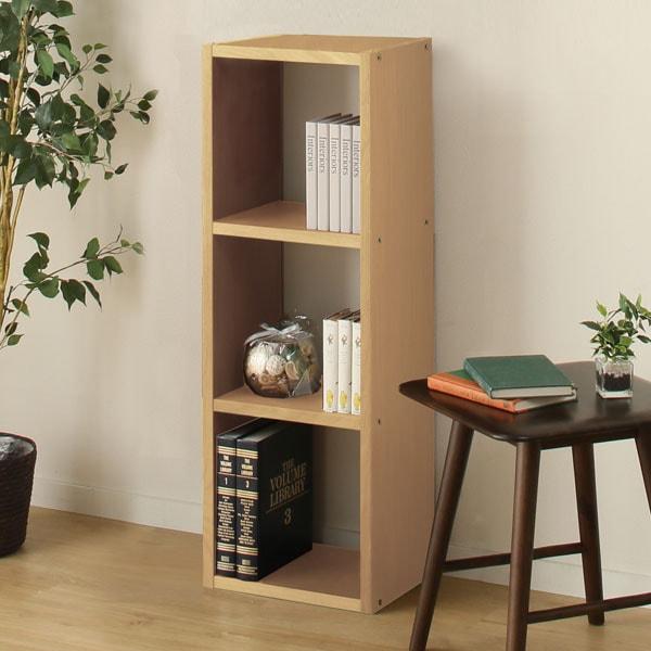【完成品】壁面ユニットオープンシェルフ 約109cm ニトリ（NITORI） 壁面ユニットオープンシェルフ(基本セット プロモLBR