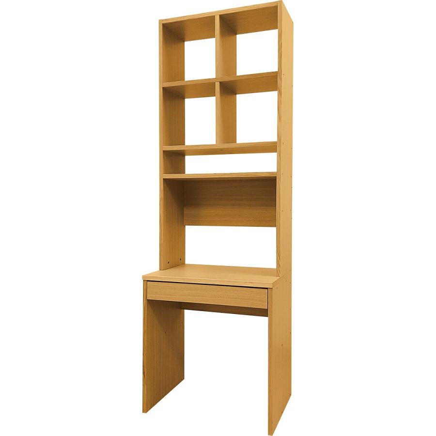 ニトリ（NITORI） 壁面デスク(Nプロモ 6段 LBR) パソコンデスク PC