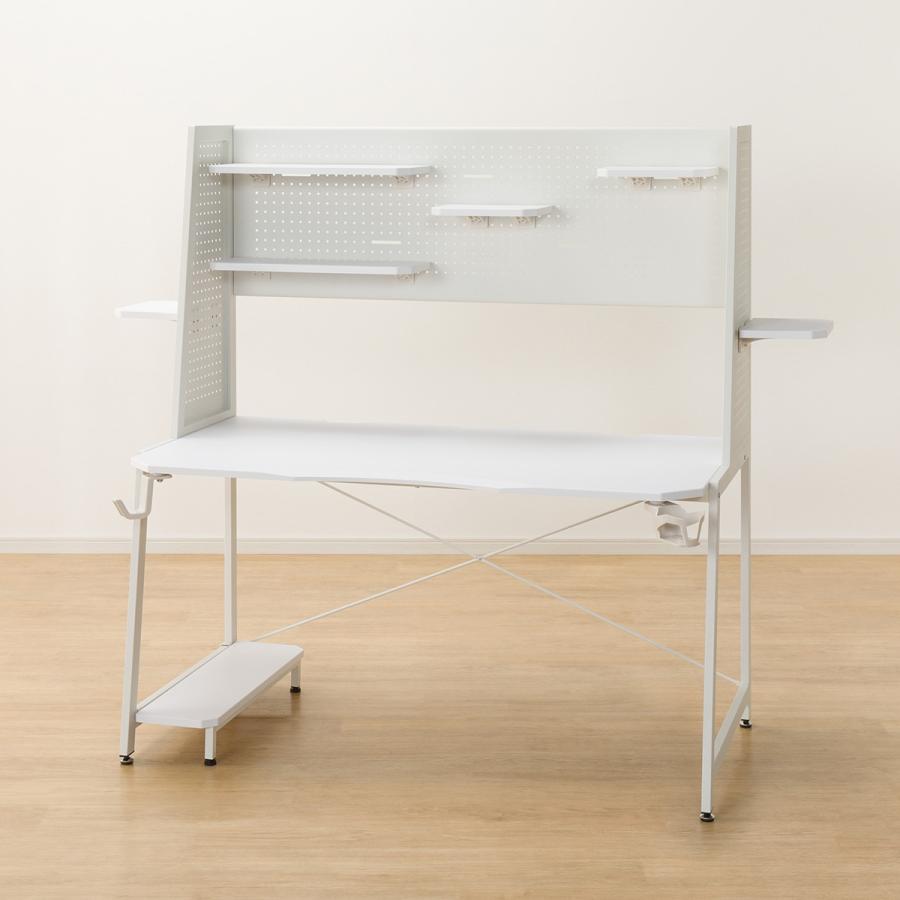 ニトリ ゲーミングデスク( GM009 140 WH) ワークチェア オフィスチェア