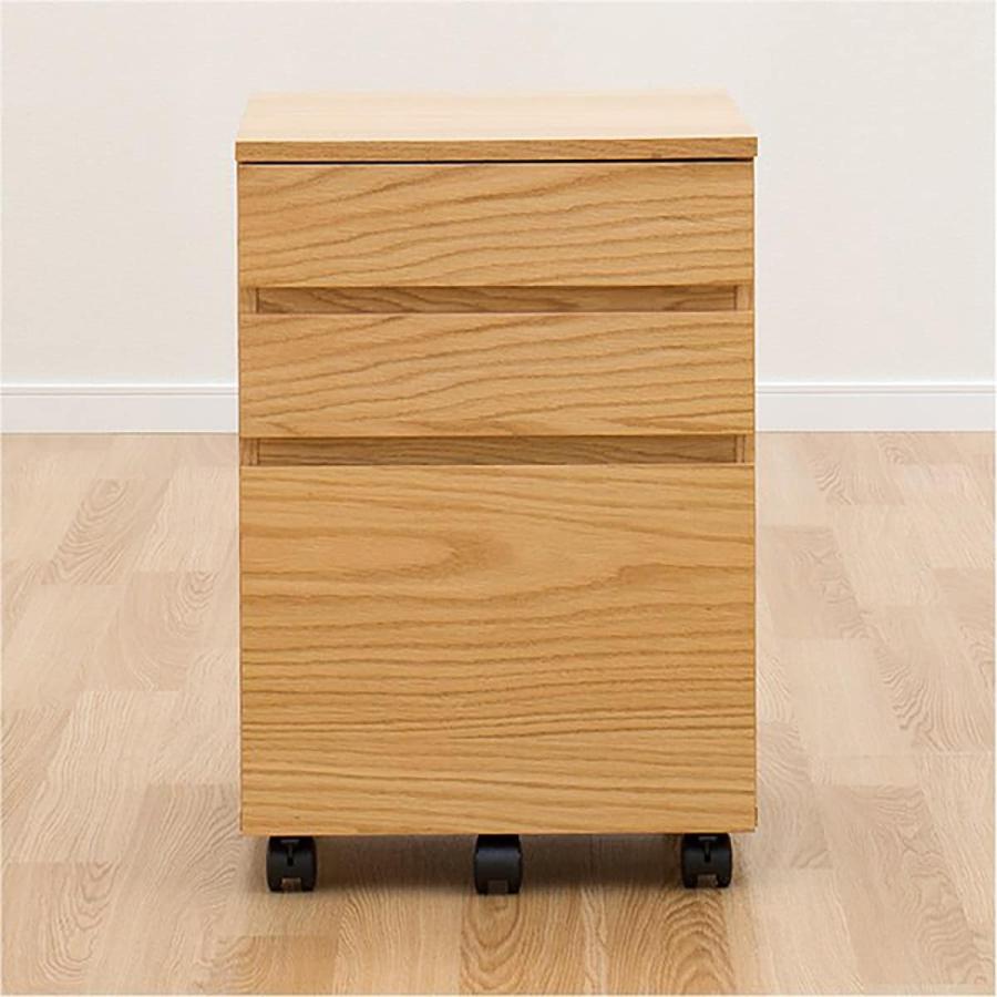 ニトリ（NITORI） デスクワゴンセット(プロモ1040LBR/プロモ40LBR