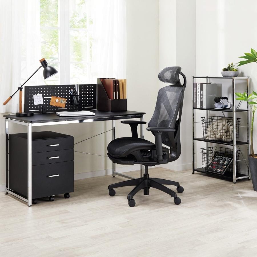 ニトリ　デスク ニトリ コーナーデスク(Nトリシア 128 BK) L字デスク