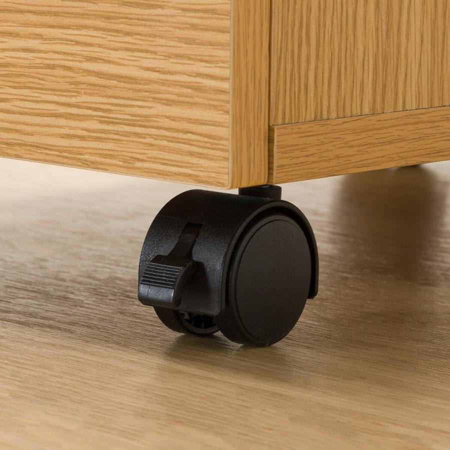 ニトリ（NITORI） 幅29.8cm ワゴン(プレフェ 30 LBR) 学習机 学習