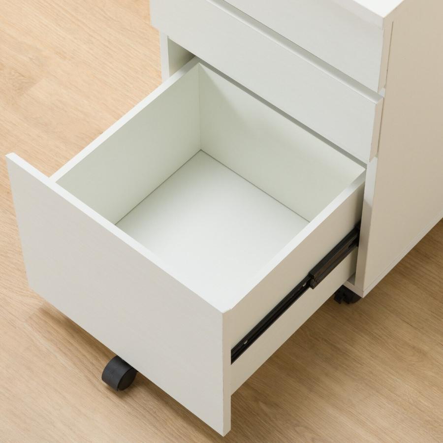 ニトリ 幅39.8cm ワゴン(プレフェ 40 WH) 学習机 学習デスク