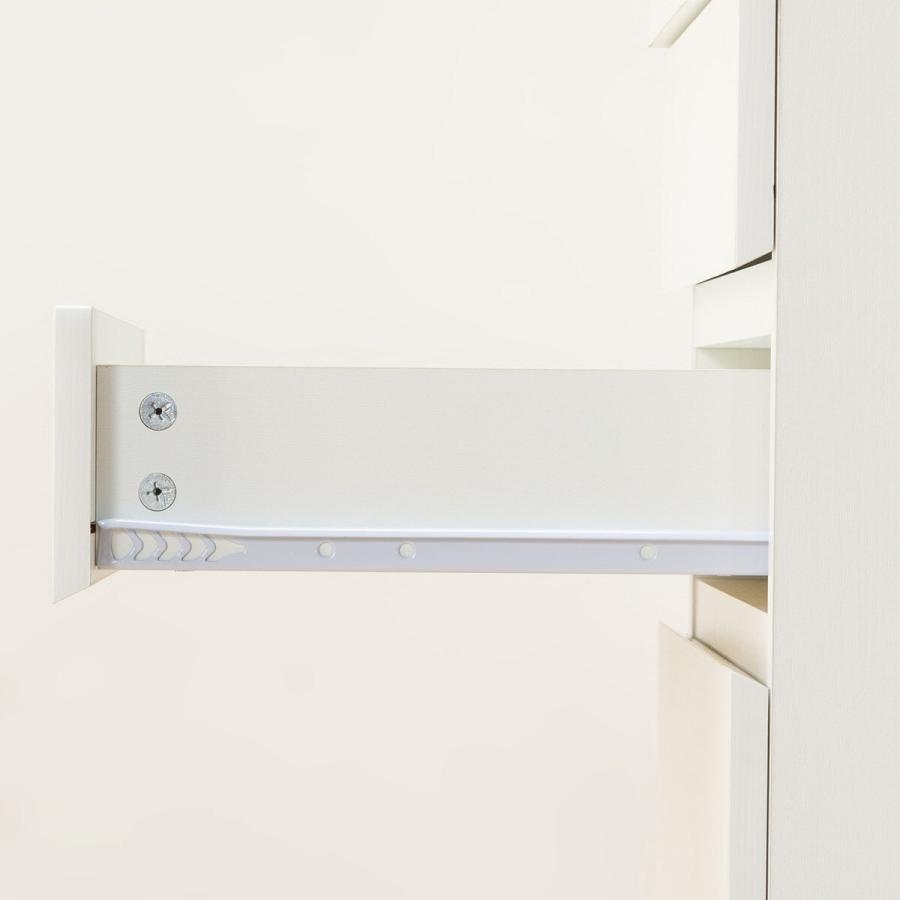 ワゴン プレフェ 40 ホワイト サイドテーブル ナイトテーブル キャビネット ニトリ 幅39.8cm ワゴン(プレフェ 40 WH) 学習机 学習デスク