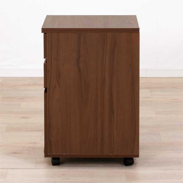 ニトリ（NITORI） 幅39.8cm ワゴン(プレフェ 40 MBR) 学習机 学習