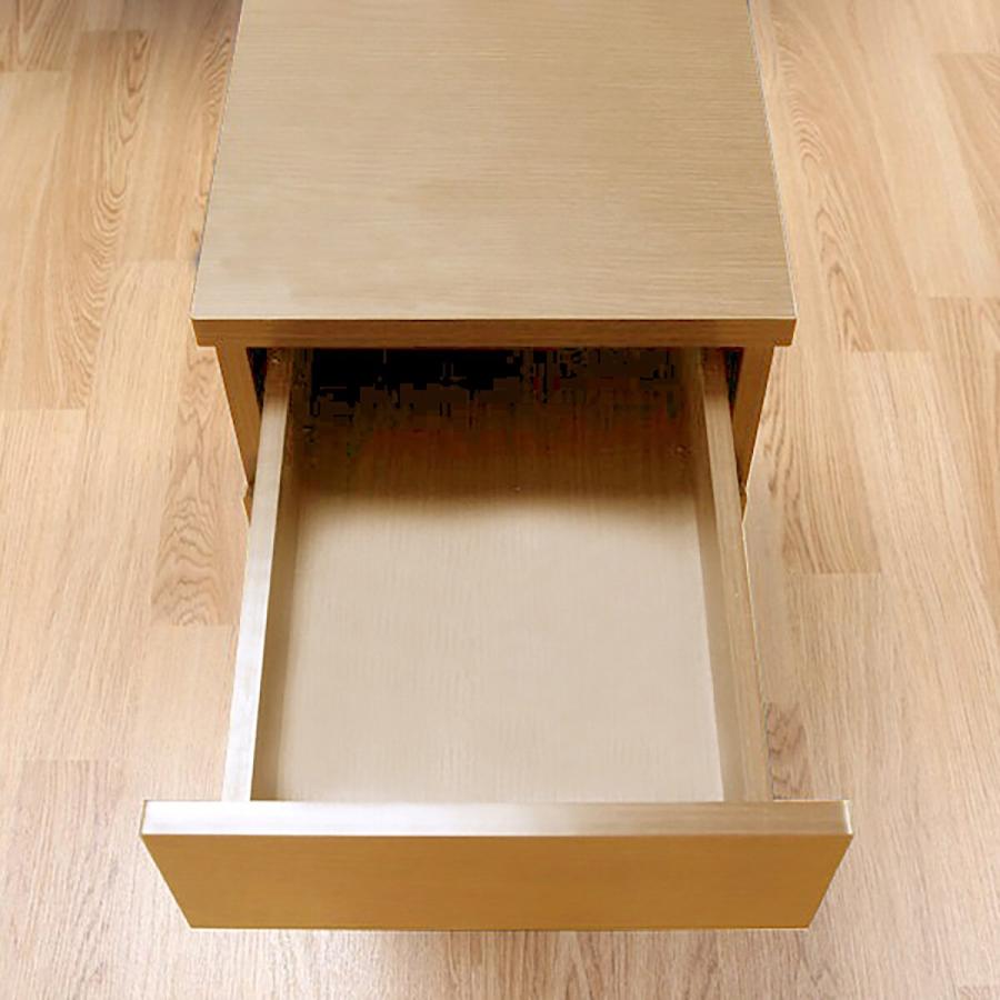 ニトリ 幅119cm デスクセット(トリプロ 119 LBR) パソコンデスク