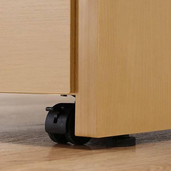 幅119cm デスクセット(トリプロ 119 LBR) パソコンデスク PCデスク