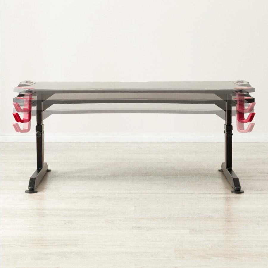 ニトリ（NITORI） ゲーミングローデスク(GM004 BK/RE) パソコンデスク