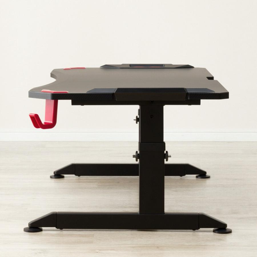 ニトリ（NITORI） ゲーミングローデスク(GM004 BK/RE) パソコンデスク