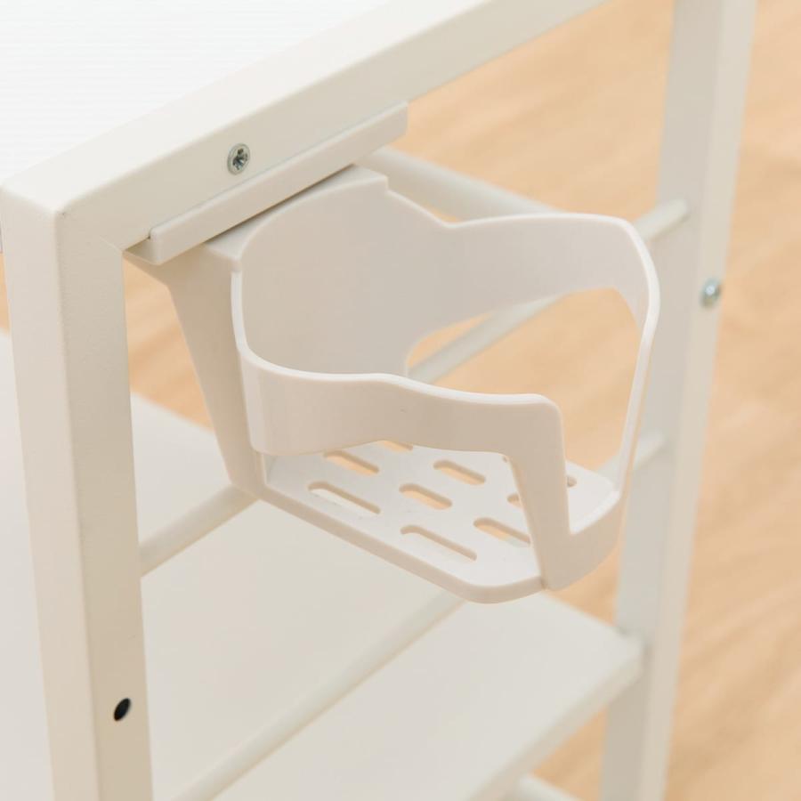 ニトリ（NITORI） カップホルダー付きワゴン (GM006 WH) ゲーミング