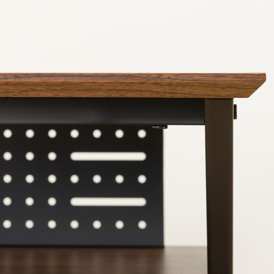 ニトリ デスクワゴン付き(DX001 120 MBR） パソコンデスク PC