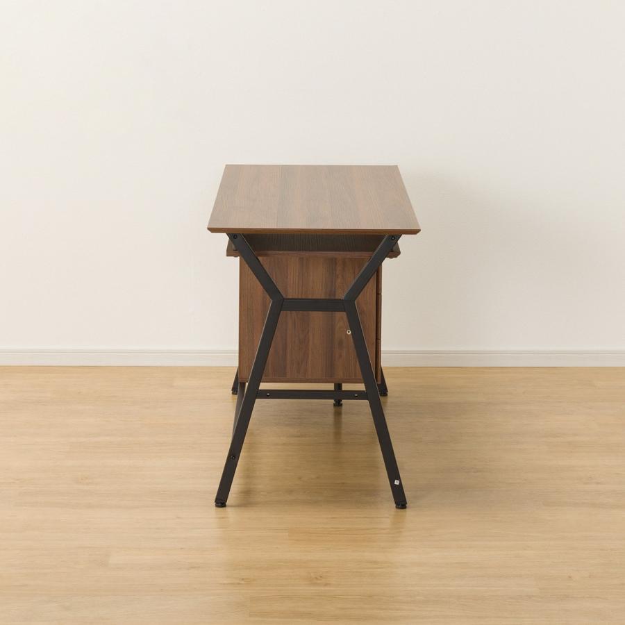 ニトリ（NITORI） デスクワゴン付き(DX001 120 MBR） パソコンデスク