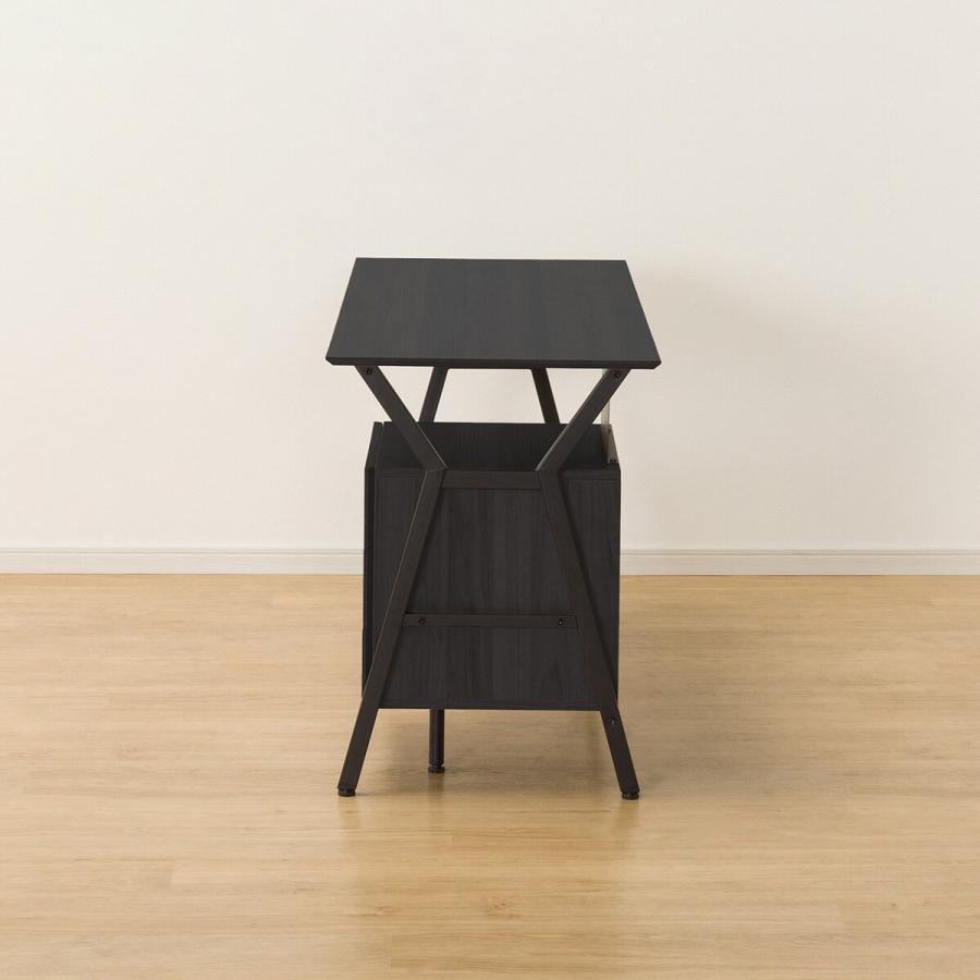 ニトリ　デスクワゴン付き DX001 120 MBR ニトリ（NITORI） デスクワゴン付き(DX001 120 MBR） パソコンデスク