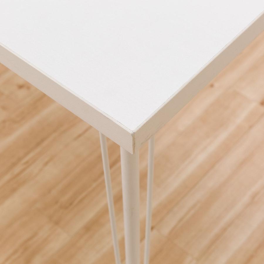 幅118cm デスクプレフェセット(天板118WH ワイヤーレッグ69WH) ニトリ