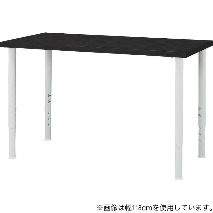 ニトリ（NITORI） デスクプレフェセット(天板140BK/昇降脚セット69WH