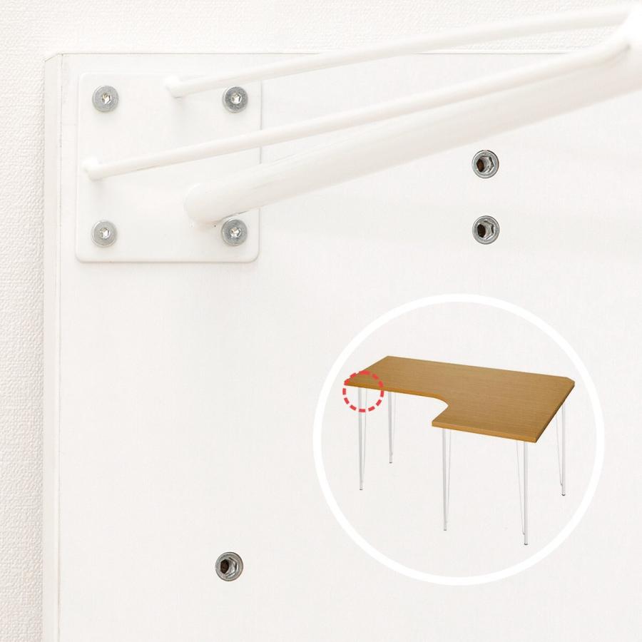 割り引き L型天板 プレフェ 140r Mbr 1年保証 玄関先迄納品 ニトリ