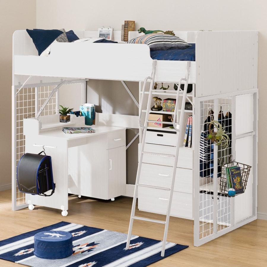 ロフトベッド デニッシュh Ww Wh ニトリ Ww Wh 配送員設置 ニトリ 5年保証 ニトリ 子供部屋家具 店 高品質一番