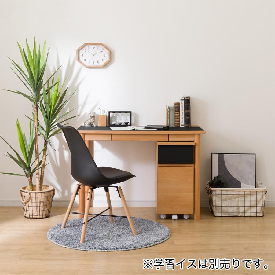 ニトリ デスクワゴンセット(IR24 BK) 学習机 学習デスク