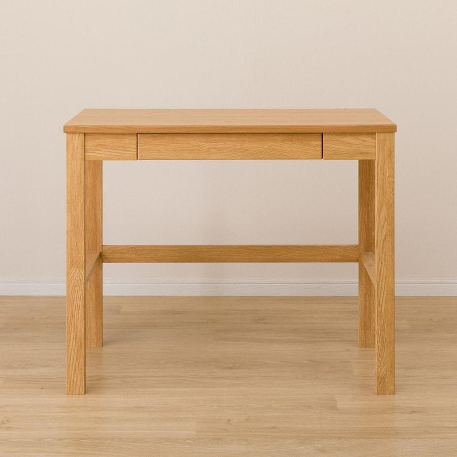 幅90cm]デスク (PLABO N LBR） 学習机 学習デスク パソコンデスク