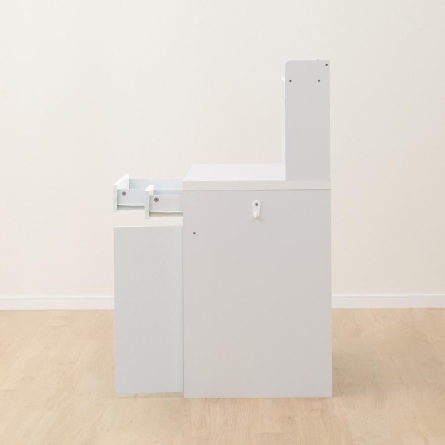 Nエリン　ニトリ　コンパクトデスク　学習机 ニトリ デスク(ES23 WH/BL) 学習机 学習デスク パソコンデスク