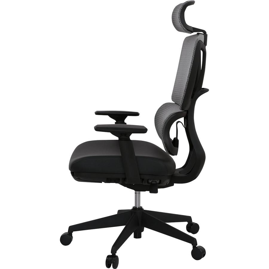 オフィスチェア(OC701 ブレスレザー 高品質 GY) ニトリ 『配送員設置 