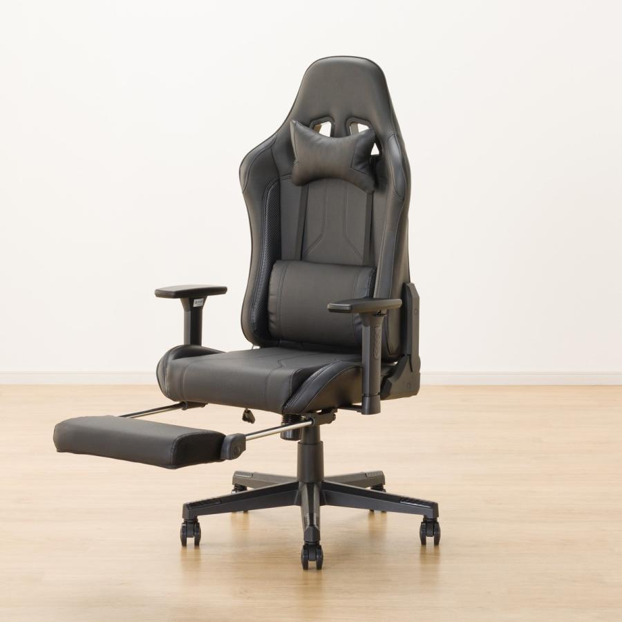 ゲーミングチェア(GM702 PRO BK/BK） ニトリ 