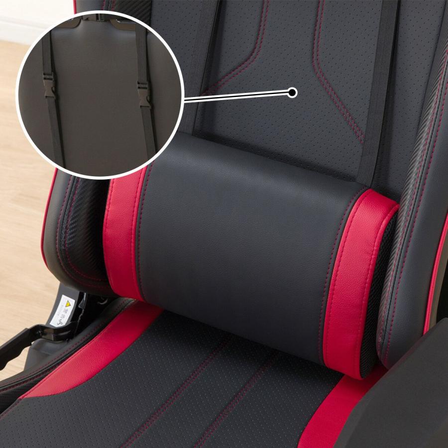 【商談中】ニトリ ゲーミングチェア GM703 ロータイプ 360度回転 肘かけ付き リクライニング 座椅子タイプ 合皮 ブラック×レッド 札幌市 清田区 平岡 ゲーミングロータイプチェア(GM703BKRE) | ニトリネット【公式】 家具