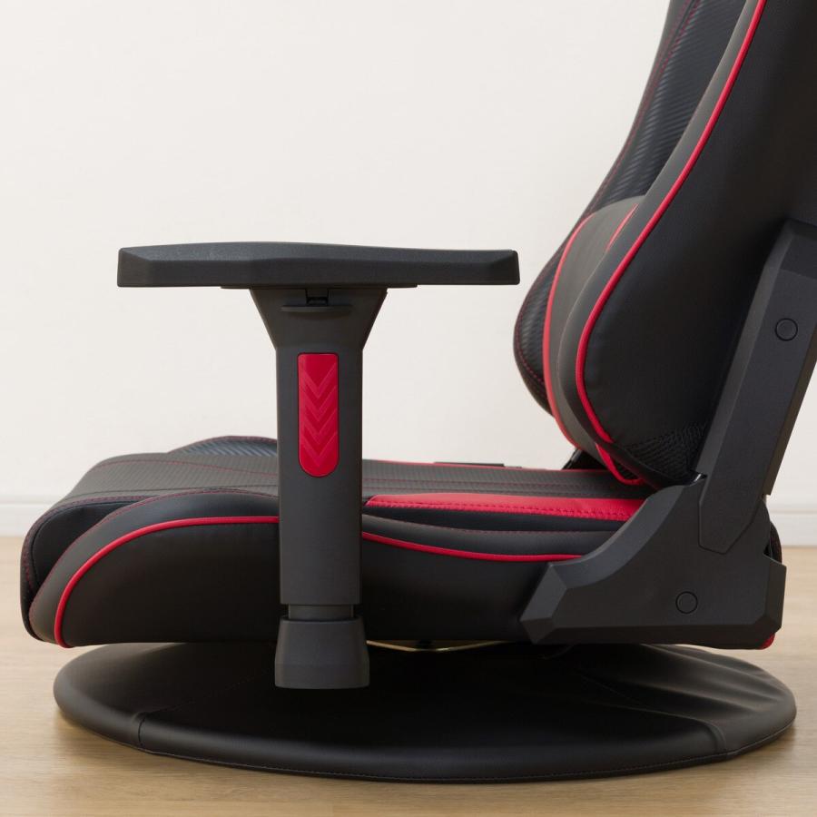 ニトリ（NITORI） ゲーミングロータイプチェア(GM703BKRE) ワーク