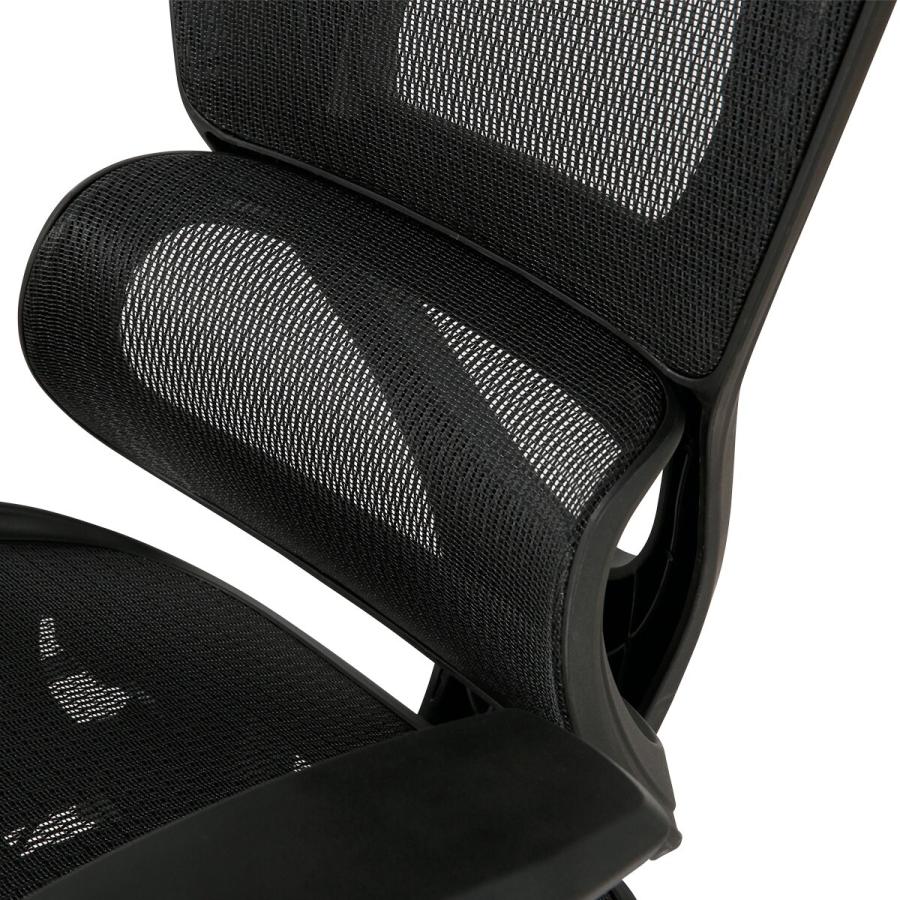 ニトリ オフィスチェア(OC707 エラストマーメッシュ BK)