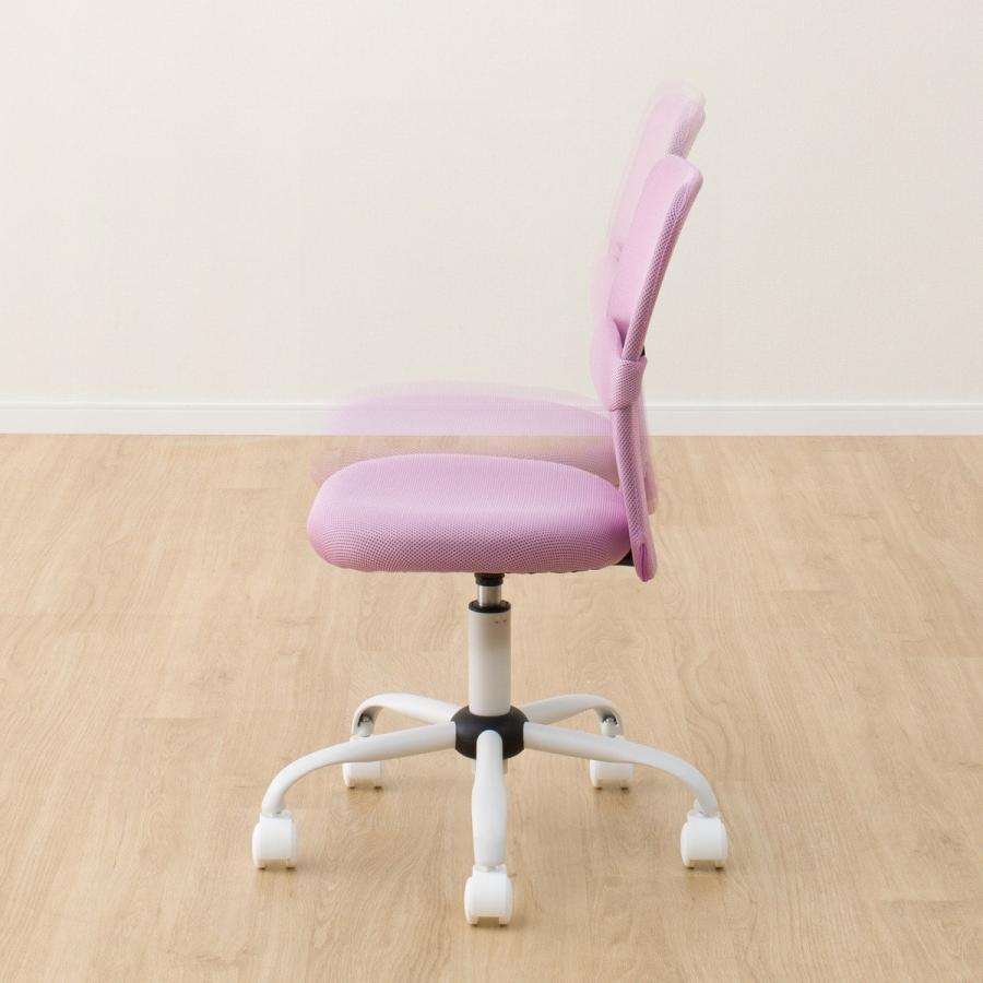 NITORI学習机椅子ピンク