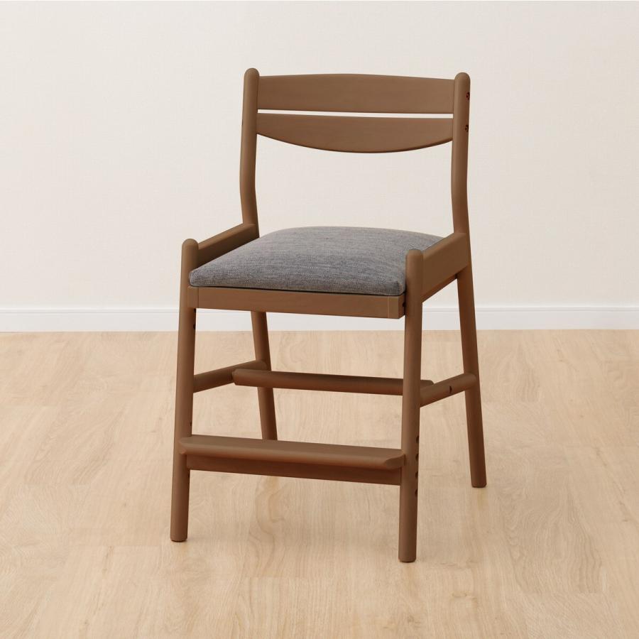 キッズチェア(HH23AV MBR/GY) 学習椅子 いす ジュニアチェア ダイニングチェア 子供 ニトリ 6801180ニトリ