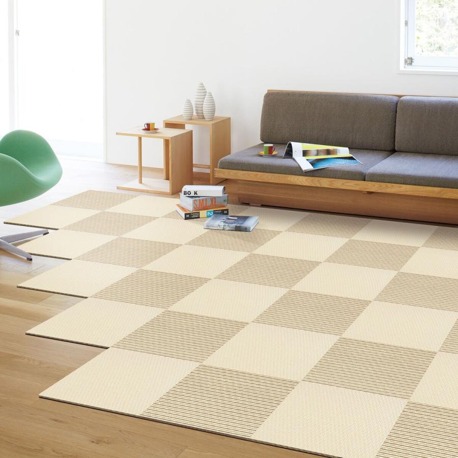 吸着タイルカーペット 4枚セット ポニームジbe 40x40 ニトリ 玄関先迄納品 1年保証 4 ニトリ Yahoo 店 通販 Yahoo ショッピング