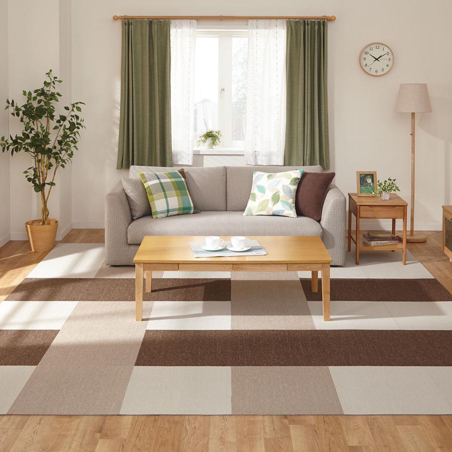 洗える 防炎タイルカーペット 4枚セット ハーゲン Dgy 50x50 ニトリ 1年保証 玄関先迄納品 4 ニトリ Yahoo 店 通販 Yahoo ショッピング