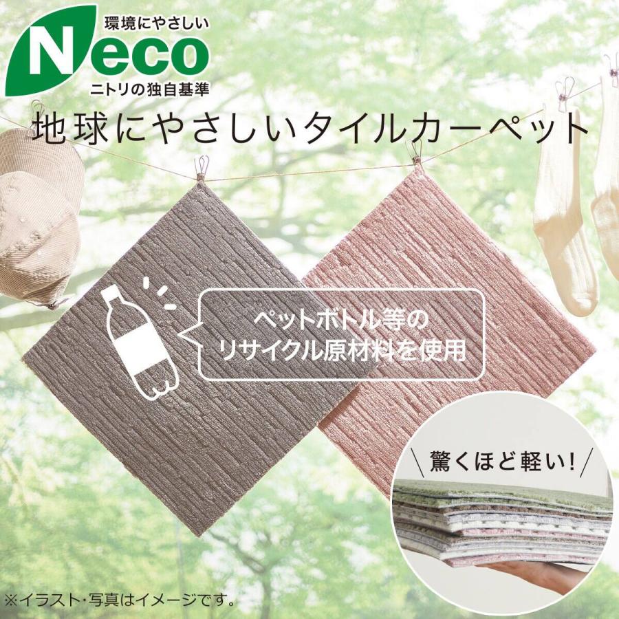 ニトリ（NITORI） タイルカーペット 40×40cm 10枚入 (Nエコ ライトケア